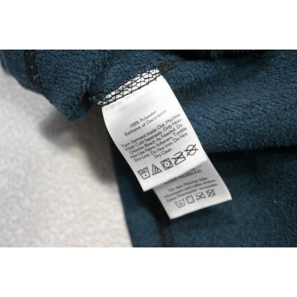 Eddie Bauer Camp Sweater 1/4 Zip Fleece Pullover Marled Blue Mens Size Medium - Picture 9 of 10